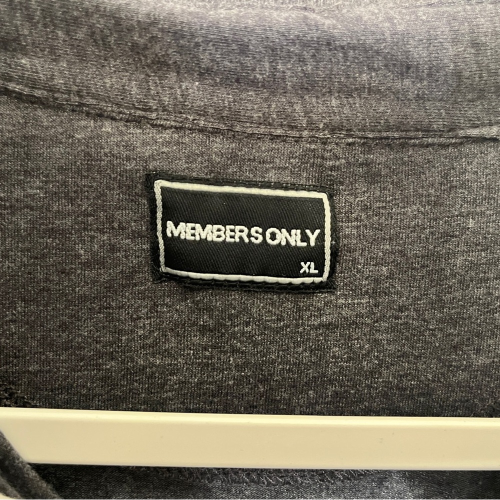 Member’s Only Gray Short Sleeve Polo, Sz XL - Picture 6 of 8